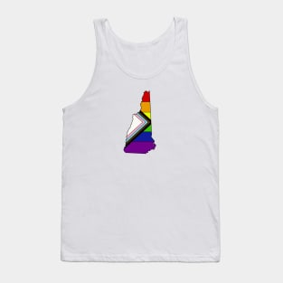 Progress pride flag - New Hampshire Tank Top